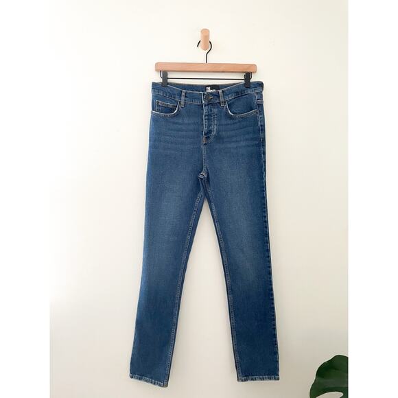 NWT The Kooples Mens Slim Fit Jeans Size 29 Button Fly Vestiaire Casual Denim - Picture 3 of 11